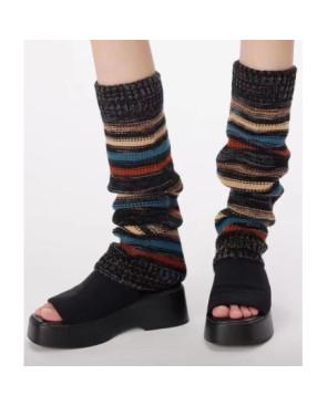 Guêtres Rayures tendance Rykiel Noir