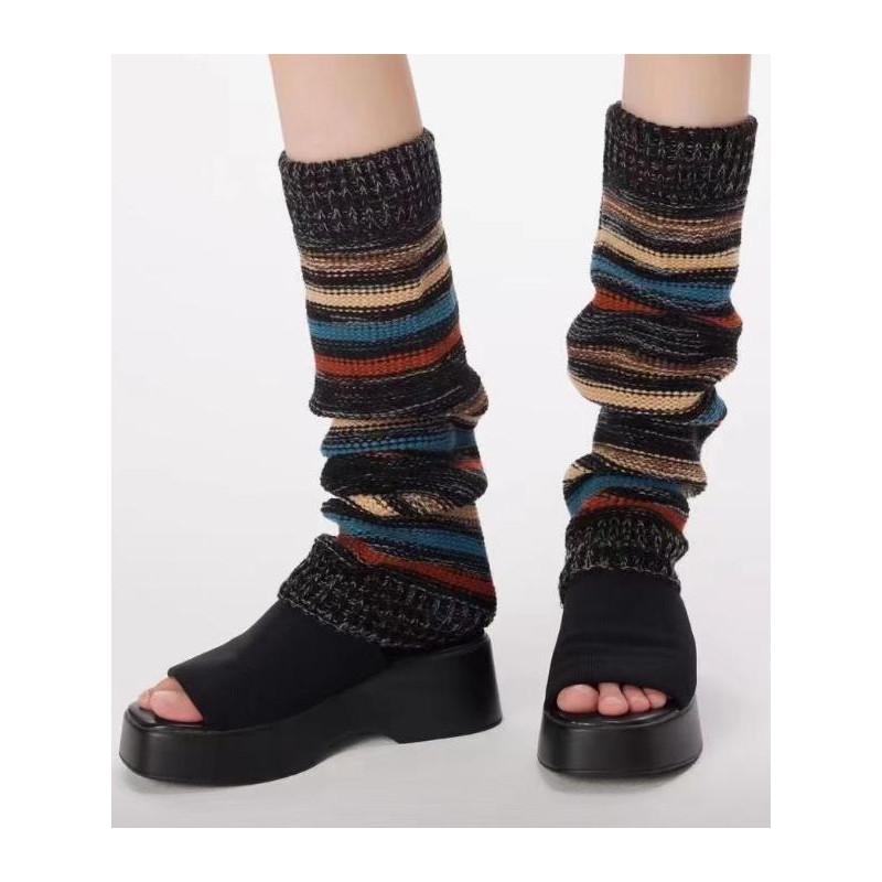 Guêtres Rayures tendance Rykiel Noir