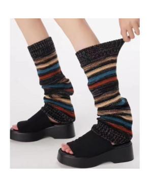 Guêtres Rayures tendance Rykiel Noir
