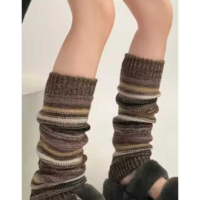 Guêtres Rayures tendance Rykiel Brun
