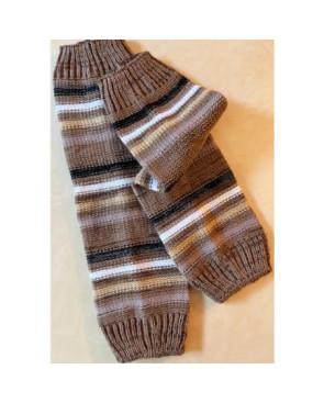 Guêtres Rayures tendance Rykiel Brun