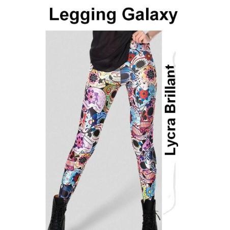 Caleçon galaxy cranes psychédéliques
