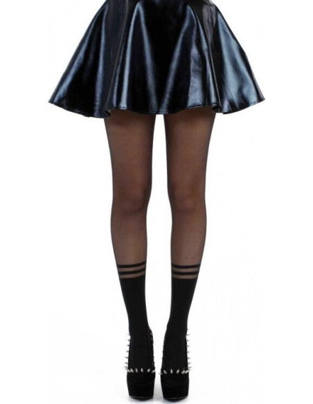 Collant Effet chaussettes rayées Pamela Mann