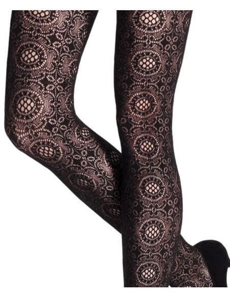 Collant Dentelle baroque Emilio Cavallini
