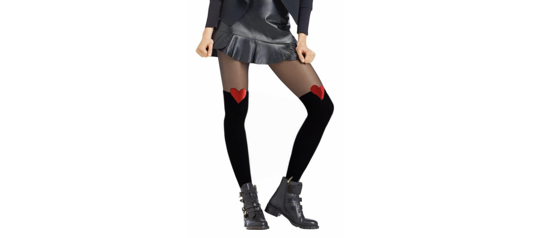 Collant cuissarde passion amoureuse Voilà