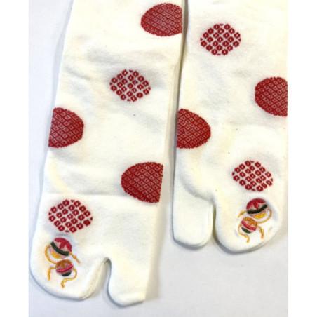 Chaussettes Tabis Coton Boules deco