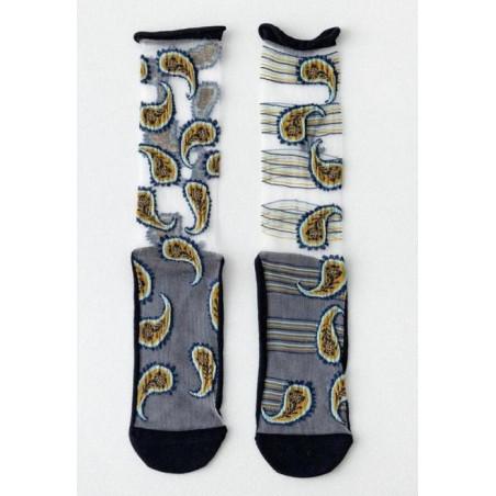 Chaussettes Crystal motifs Cachemire Caprices