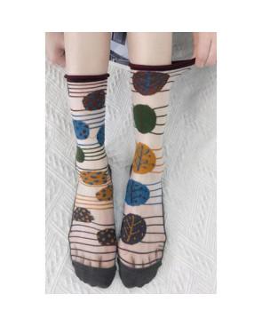 chaussettes-crystal-feuilles-psychédéliques-porté