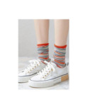 Chaussettes Crystal bandes rouges Caprices