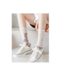 Chaussettes Crystal Quadrillées asymétriques Caprices