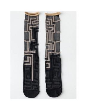  chaussettes-crystal-rnoir-quadrillages-chics-a-plat