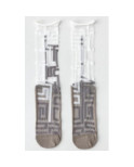 Chaussettes Crystal Quadrillées asymétriques Caprices