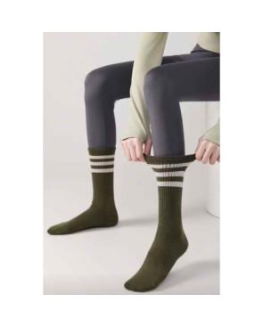 Chaussettes de Sport Anti dérapante Rayures