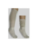 Chaussettes Cotes Plissée Brillantes corde