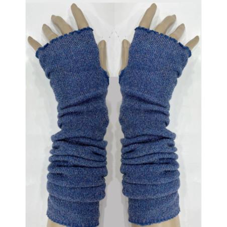 Mitaines Manchons Longues Fines cotes lurex