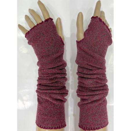 Mitaines Manchons Longues Fines cotes lurex