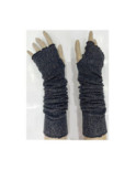 Mitaines Manchons Longues Fines cotes lurex