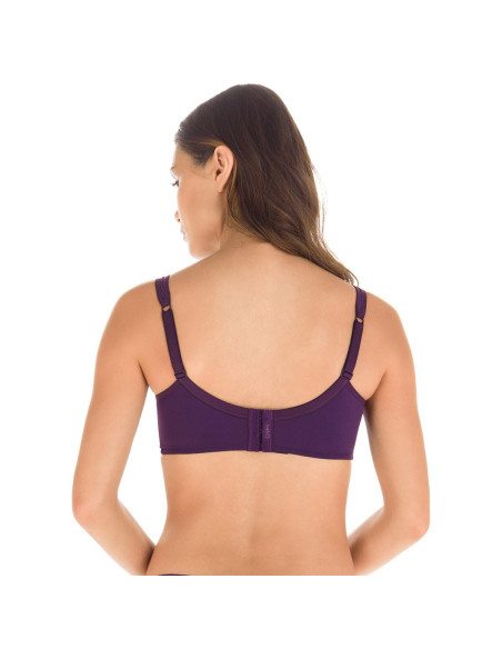 Soutien gorge Dim Generous violet profond dos
