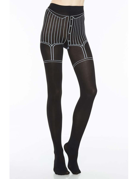 Collant chemise smocking Chantal Thomass