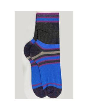 Chaussettes-Viscose-lurex-rayures-stylees-bleues-tendance