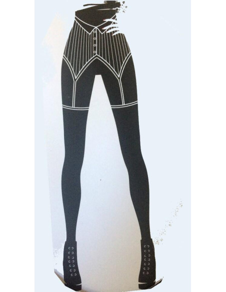 Collant chemise smocking Chantal Thomass