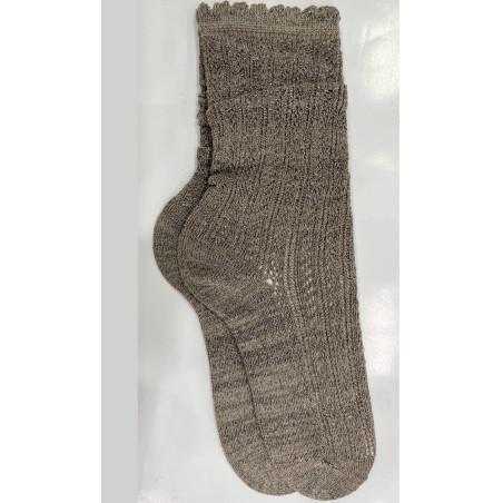 Chaussettes ajouré tendance dentelle Chics Lurex