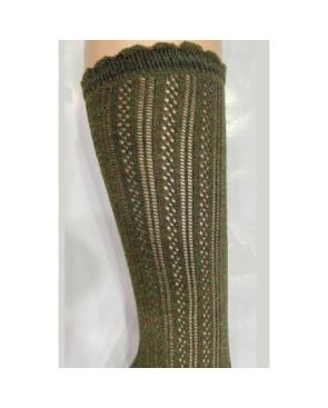 Chaussettes ajouré tendance dentelle Chics Lurex