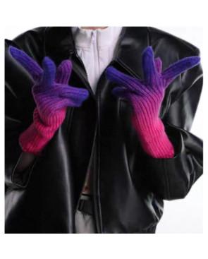 Gants laine à Cotes Ouverts aux doigts