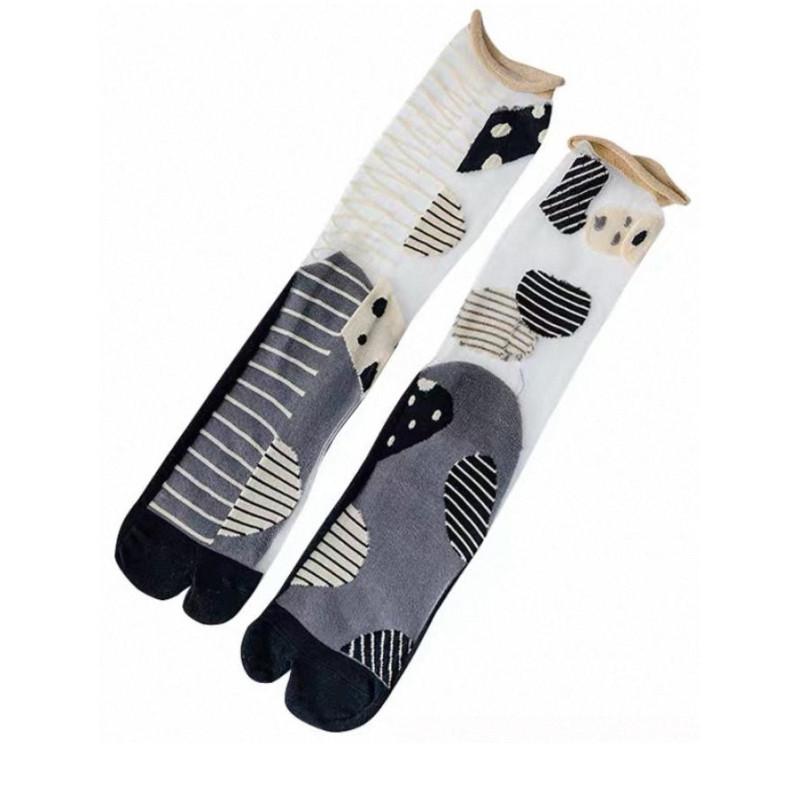 Chaussettes Crystal Tabis Pois Rayés psyché