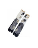 Chaussettes Crystal Tabis Pois Rayés psyché