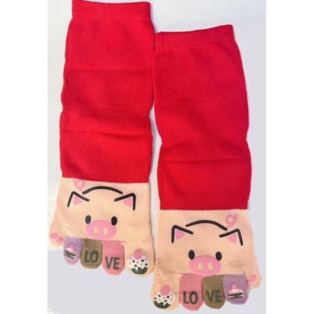 Chaussettes 5 Doigts Cochon mignon trop choupinou