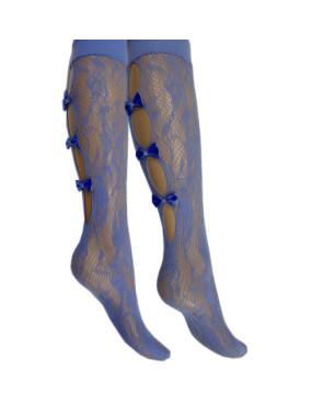 Mi-bas-Les-petits-caprices-dentelle-microfibre-ciel-noeud-porté-dos