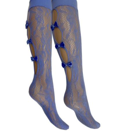 Mi-bas-Les-petits-caprices-dentelle-microfibre-ciel-noeud-porté-dos