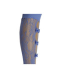Mi bas Dentelle Ruban Bleu ciel