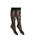 Mi bas Dentelle Ruban Sexy Noir