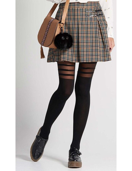 Collant cuissarde 3 rayures Chics