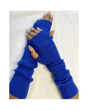 mitaines-longue-cotes-coton-cachemire-bleu-klein-détail