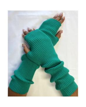 mitaines-longue-cotes-coton-cachemire-vert