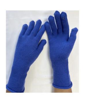  Gants-tricotés-laine-doigts-ouverts-bleu-klein-détail