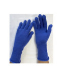 Gants Laine Doigts ouverts Bleu Klein