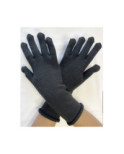 Gants Laine Doigts ouverts Noirs