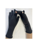 Gants Laine Doigts ouverts Noirs