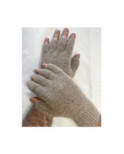 Mitaine 5 Doigts Laine Mixte taupe