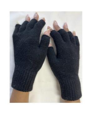 Mitaines-5-doigts-laine-angora-NOIR