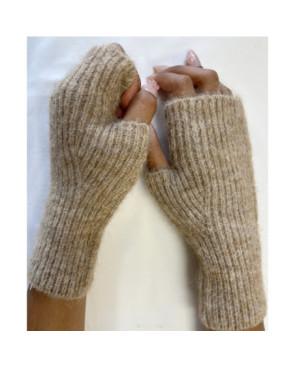 Mitaines manchons Alpaga Taupe