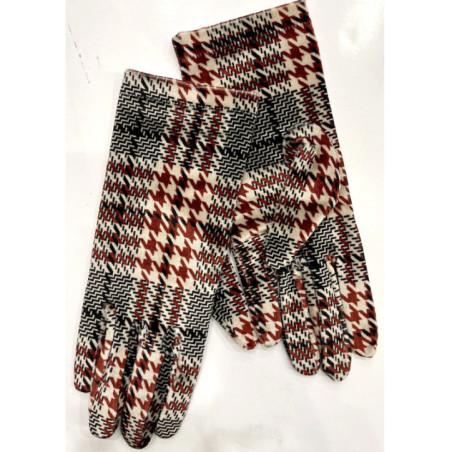 Gants Velours imprimé harrowsquare