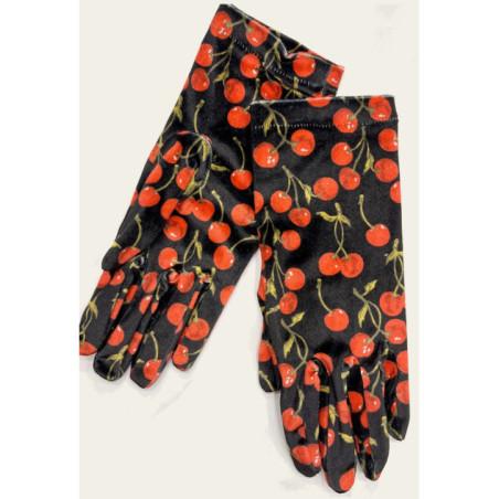 Gants Velours imprimé