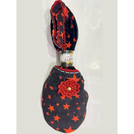 Chaussons Caprices Imprimés velours Stars Red