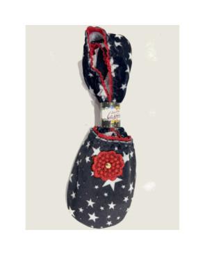 Chaussons Caprices Imprimés velours Stars Blanches