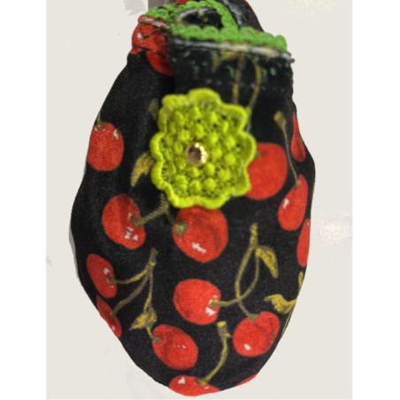 Chaussons Caprices Imprimés Cherry Vert